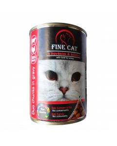 FINE CAT konzerva duo hovězí 415 g